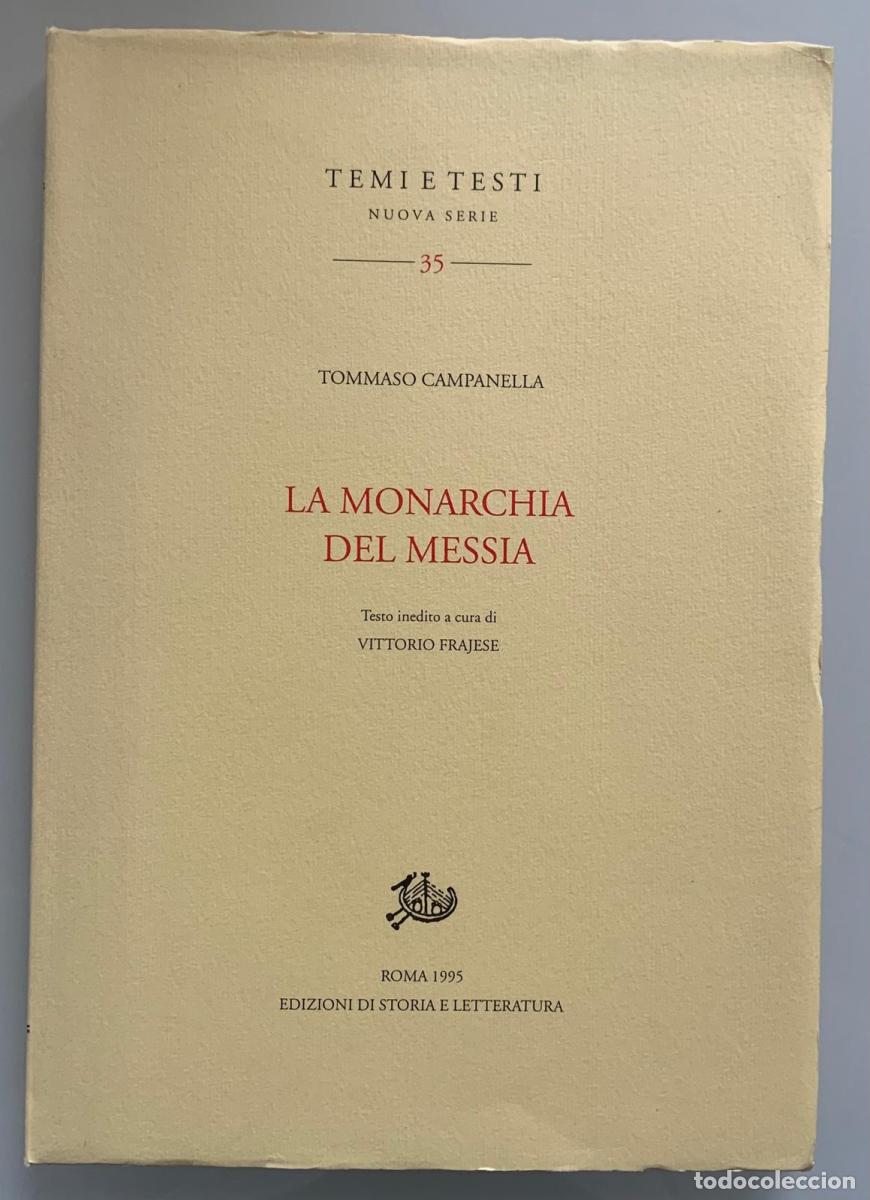 Libros: LA MONARCHIA DEL MESSIA - Tommaso Campanella - Foto 1
