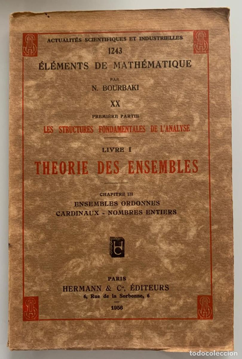 éléments de mathématique. vol. ix. n. bourbaki. - Compra venta en