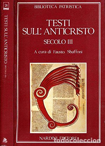 Libros: TESTI SULL ANTICRISTO - Unknown Author - Foto 1