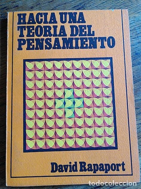 Libros: HACIA UNA TEOR&Iacute;A DEL PENSAMIENTO - David Rapaport - Foto 1