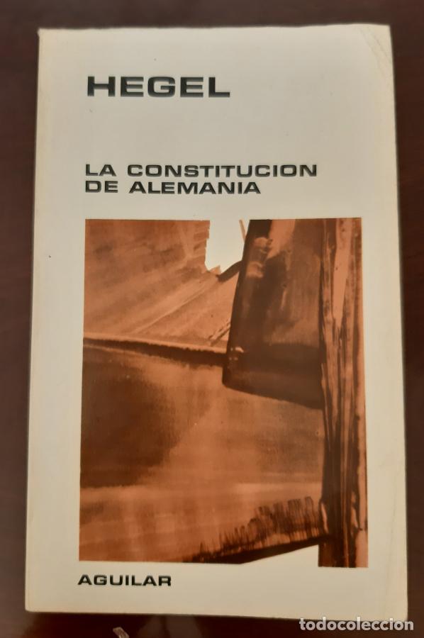 Libros: LA CONSTITUCI&Oacute;N ALEMANA - HEGEL - Foto 1