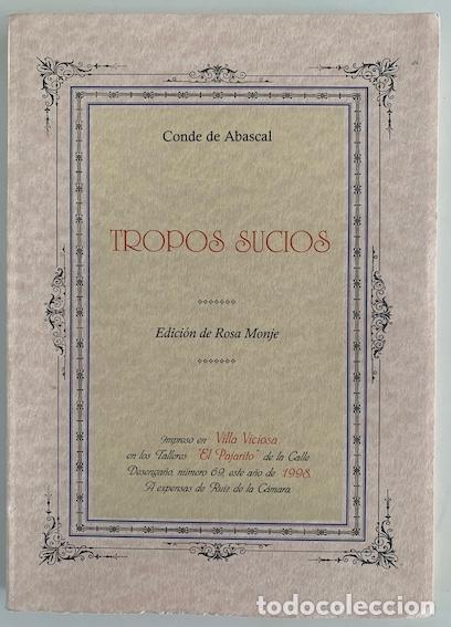 Libros: TROPOS SUCIOS - Conde de Abascal - Foto 1