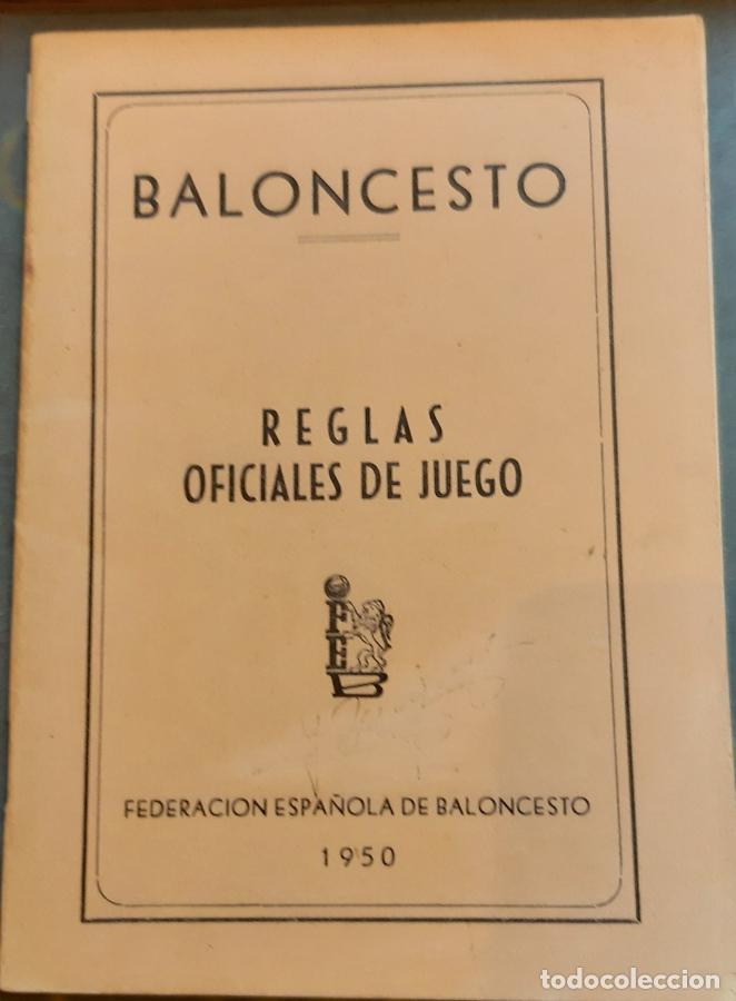 Libri di seconda mano: BALONCESTO REGLAS OFICIALES DEL JUEGO - Federaci&oacute;n Espa&ntilde;ola de Baloncesto