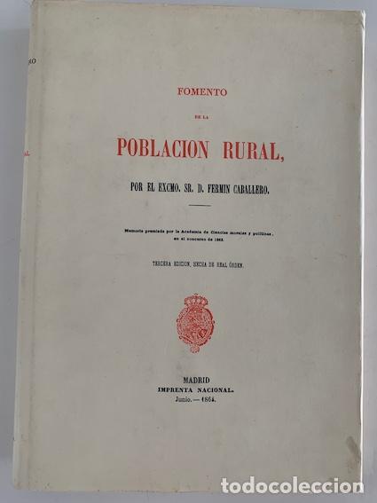 Libros: FOMENTO DE LA POBLACI&Oacute;N RURAL - Ferm&iacute;n Caballero - Foto 1