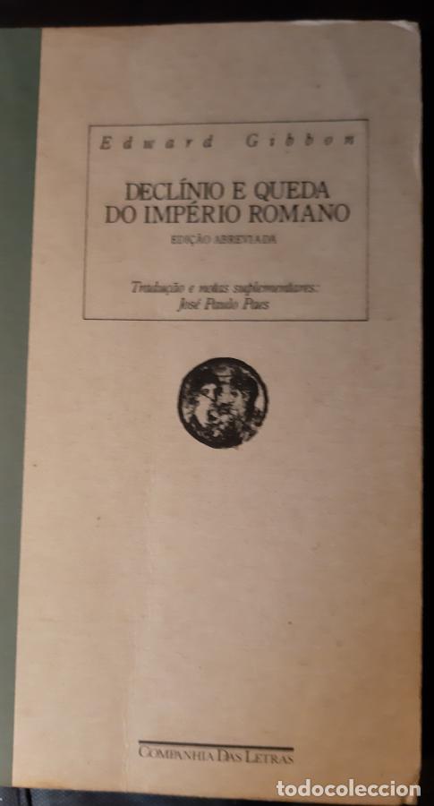 Libros: DECLINIO E QUEDA DO IMPERIO ROMANO . Edi&ccedil;ao Abreviada. - Edward Gibbon - Foto 1