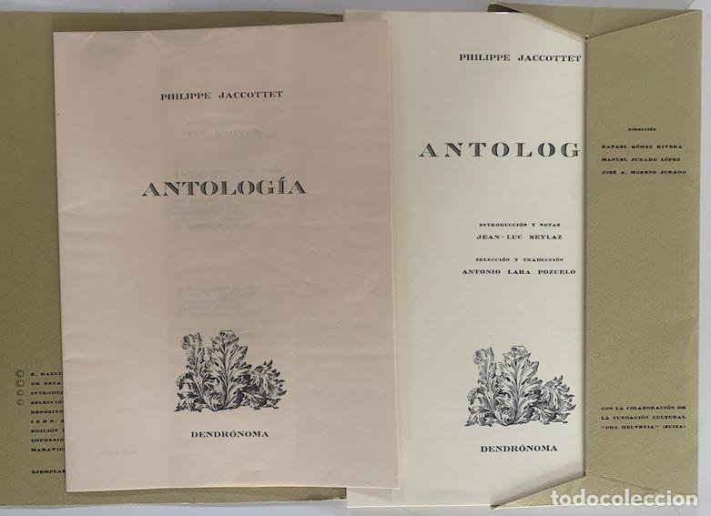 Libros: Antolog&iacute;a - Jaccottet, Philippe - Foto 1