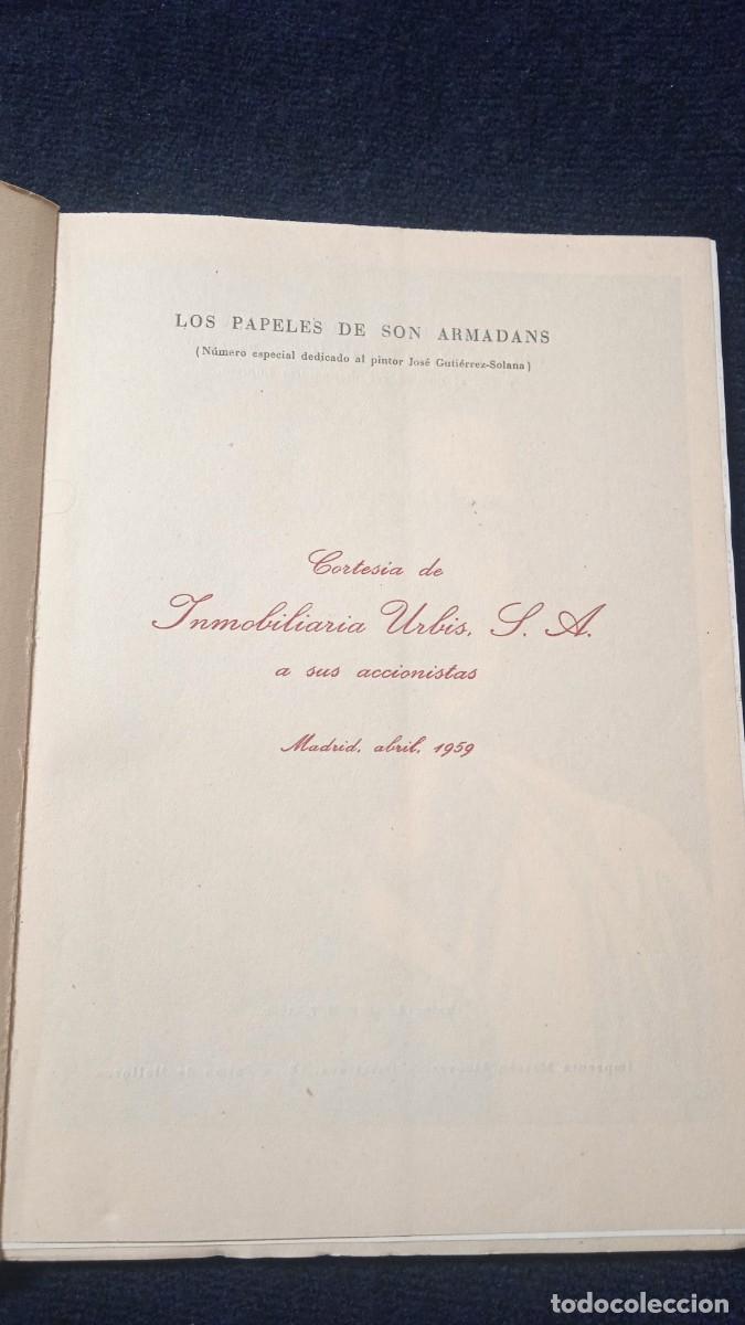 Libros: Papeles de son Armadans - J.Solana. - Foto 3