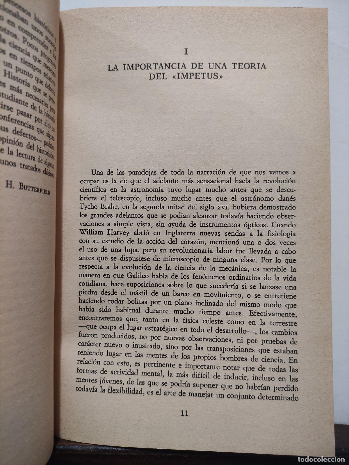 Libros: LOS ORIGENES DE LA CIENCIA MODERNA - HERBERT BUTTERFIELD - Foto 2