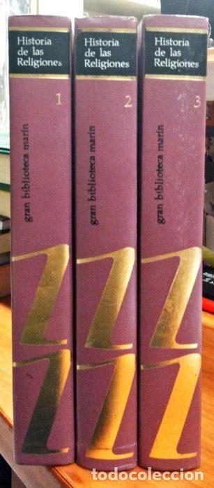 Libros: Historia de las religiones. 3 Tomos - VVAA - Foto 1