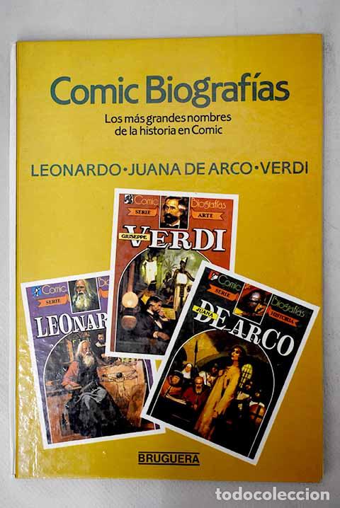 Libros: Leonardo da Vinci ; Juana de Arco ; Verdi - Foto 1