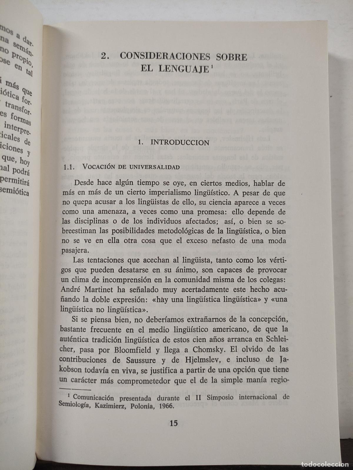 Libros: EN TORNO AL SENTIDO - ENSAYOS SEMIOTICOS - A.J. GREIMAS - Foto 2