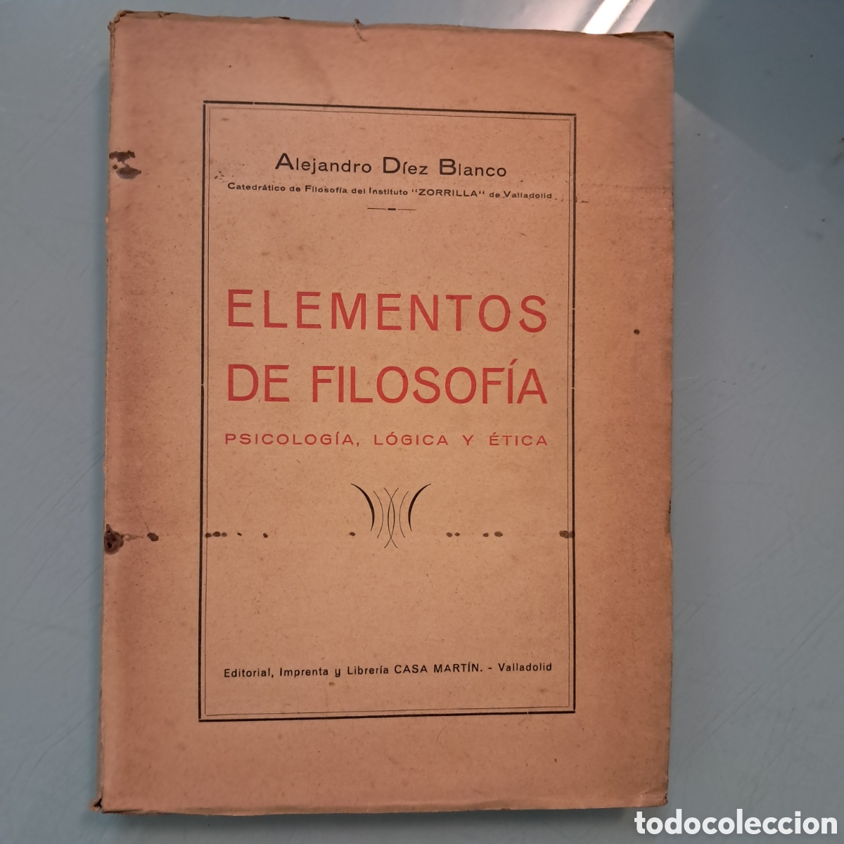 Libros: Alejandro D&iacute;ez Blanco, Elementos de Filosofia, 1953 - Foto 1
