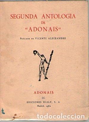 Libros: SEGUNDA ANTOLOGIA DE &rdquo; ADONAIS &rdquo; - VV.AA - Foto 1