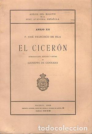 Libros: CICERON, EL - Francisco de Isla, P. Jos&eacute; - Foto 1