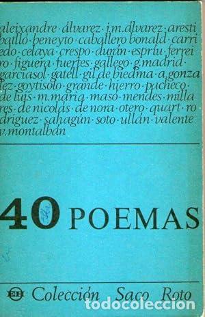 Libros: CUARENTA POEMAS (ANTOLOGIA) - VV.AA - Foto 1