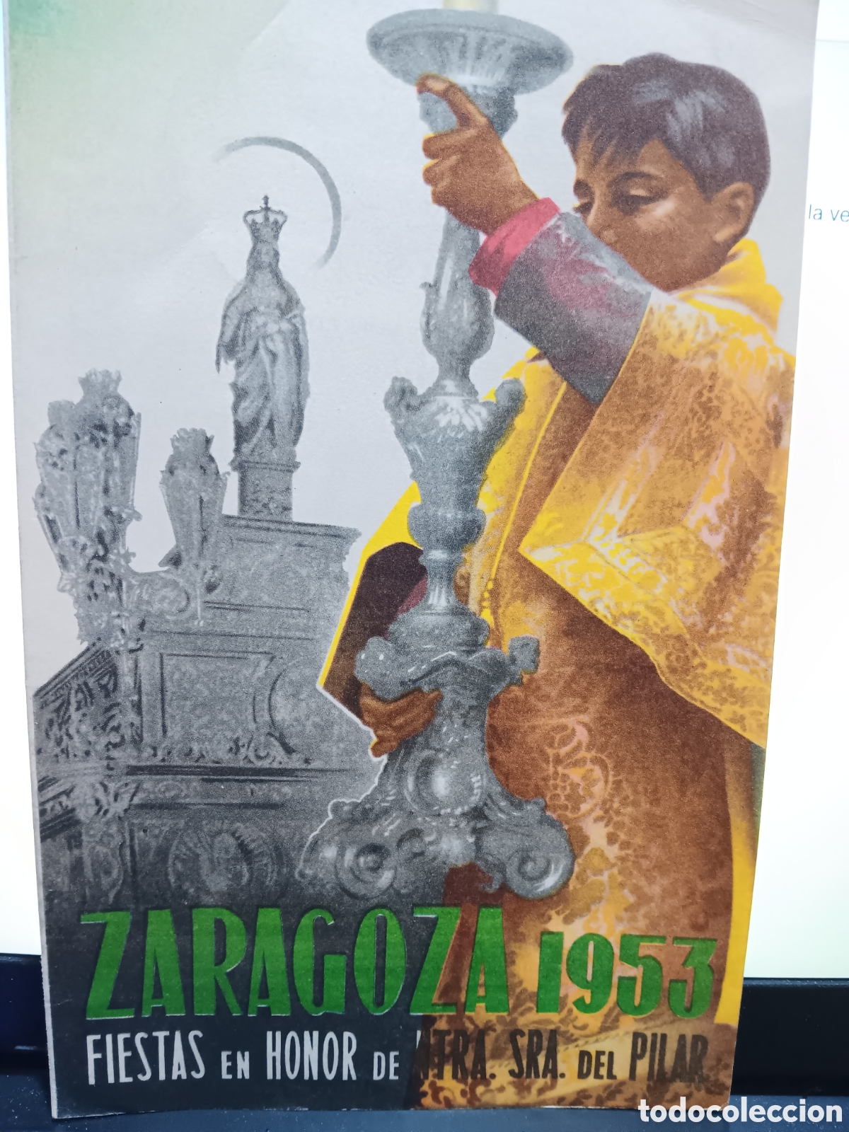 Libri di seconda mano: FIESTAS EN HONOR A NTRA. SRA DEL PILAR ZARAGOZA 1953