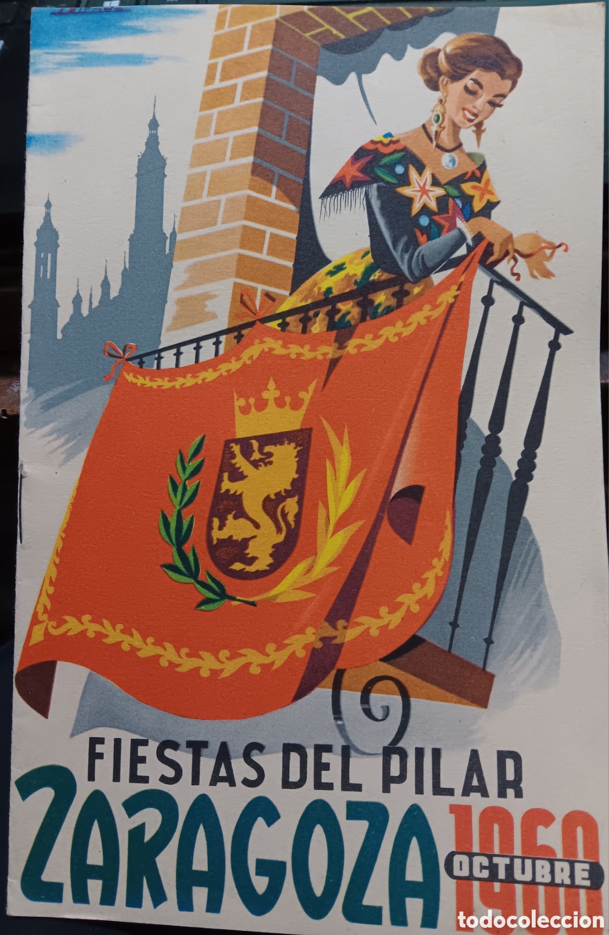 Libri di seconda mano: FIESTAS EN HONOR A NTRA. SRA DEL PILAR ZARAGOZA 1960