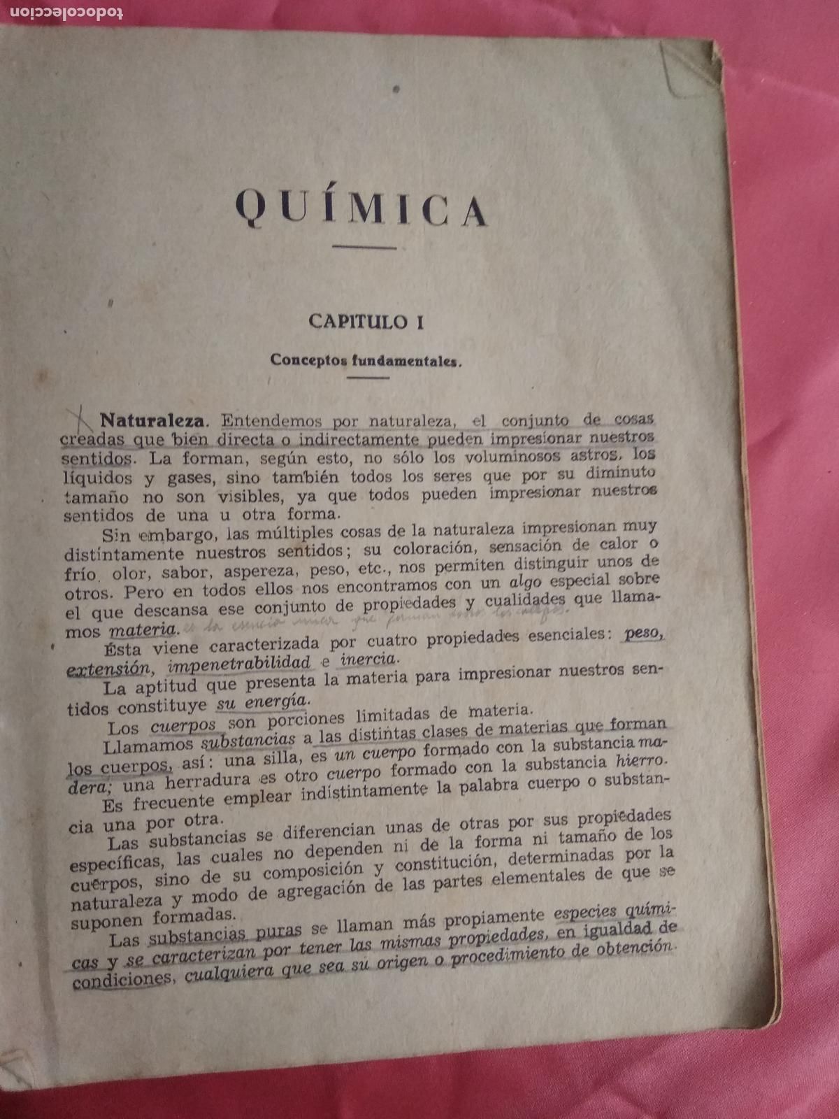 Libros: Qu&iacute;mica Elemental J. Hueso Mac&iacute;as L.22975-549 - Foto 5