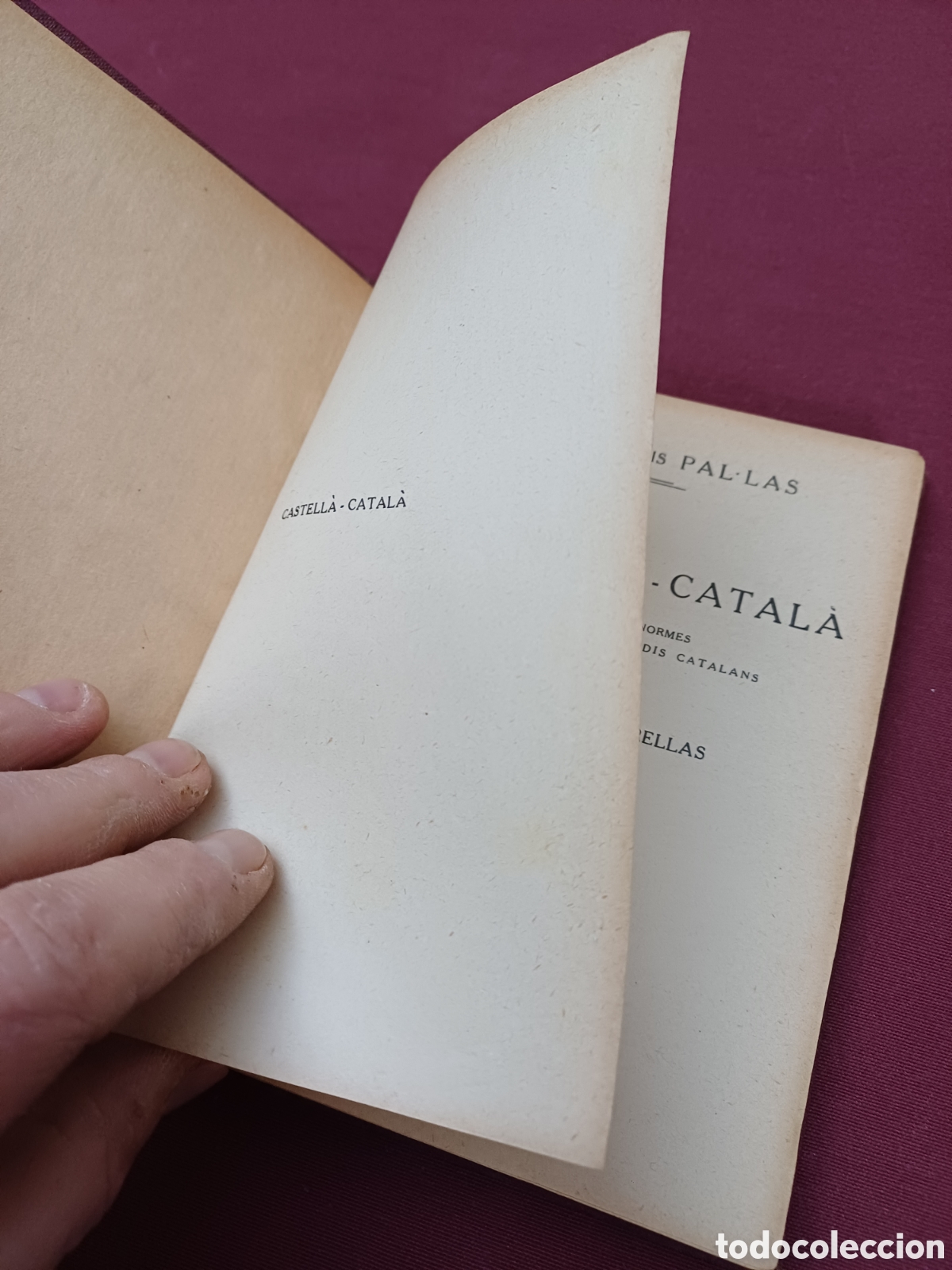 Libros: DICCIONARIO, DICCIONARI CASTELL&Agrave;- CATAL&Agrave;, 1932 - Foto 6