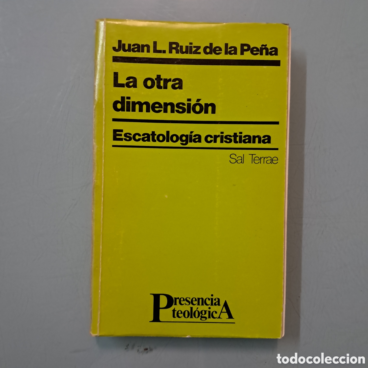 Libros: Juan Luis Ruiz de la Pe&ntilde;a. LA.OTRA DIMENSION - Foto 1