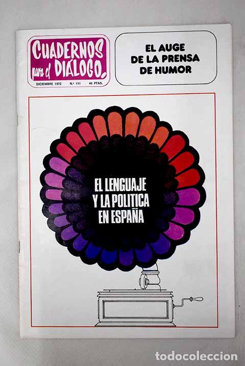 Libros: Cuadernos para el di&aacute;logo, n&ordm; 111 - Foto 1