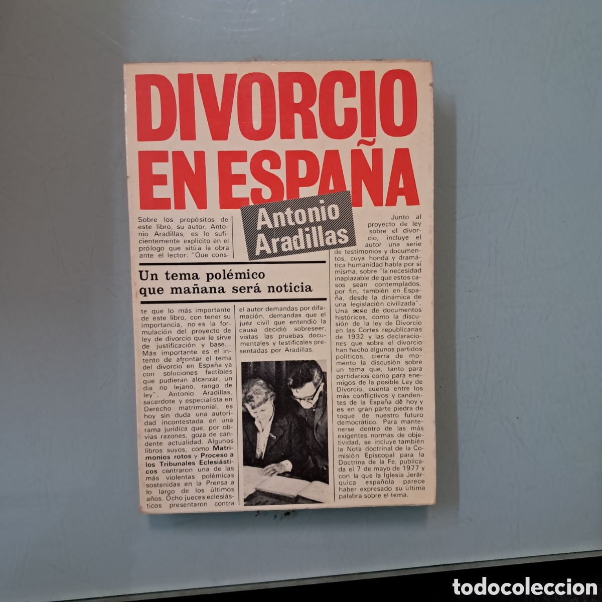 Libros: Antonio Aradillas, Divorcio en Espa&ntilde;a - Foto 1