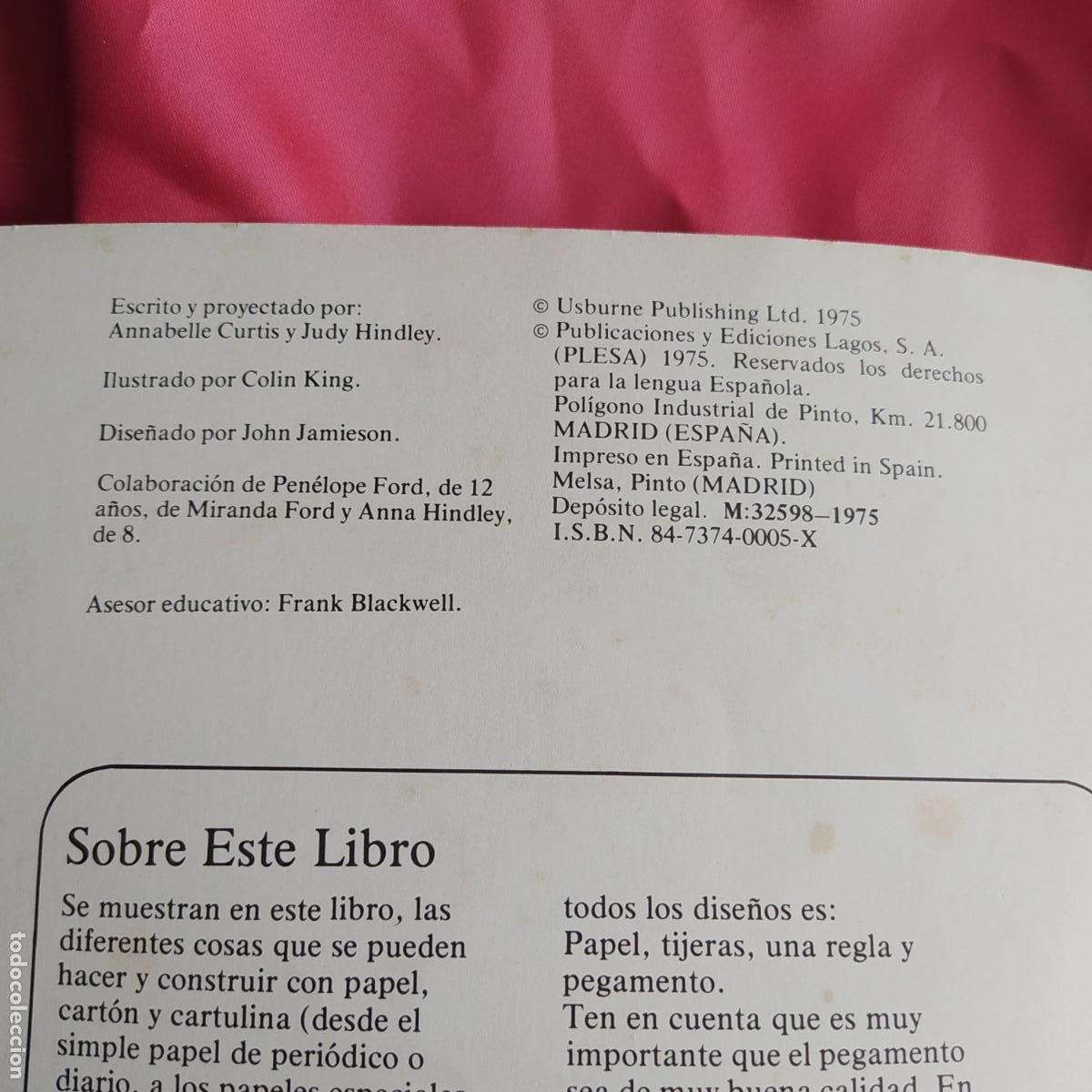 Libros: Como hacer juegos con Papel CO.1393 - Foto 6