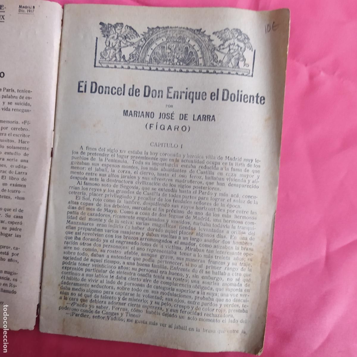 Libros: La Novela Corta El Doncel Larra (Figaro) L.12820-1046 - Foto 2