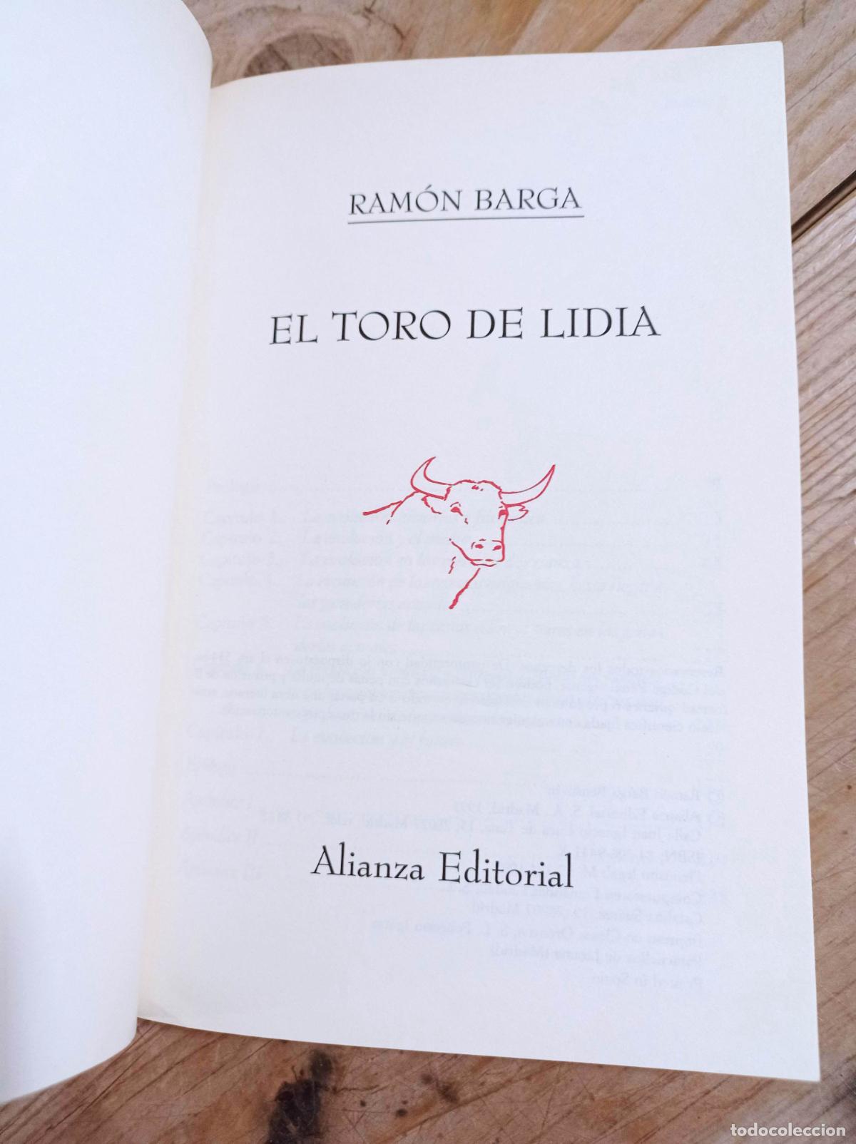 Libros: 1995 - RAM&Oacute;N BARGA. El toro de lidia - Foto 2