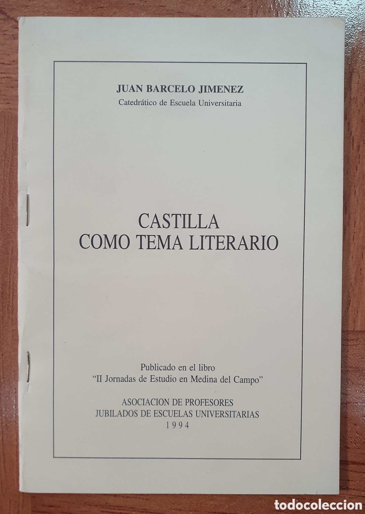 Libros: Castilla como tema literario - Juan Barcel&oacute; Jim&eacute;nez - Foto 1