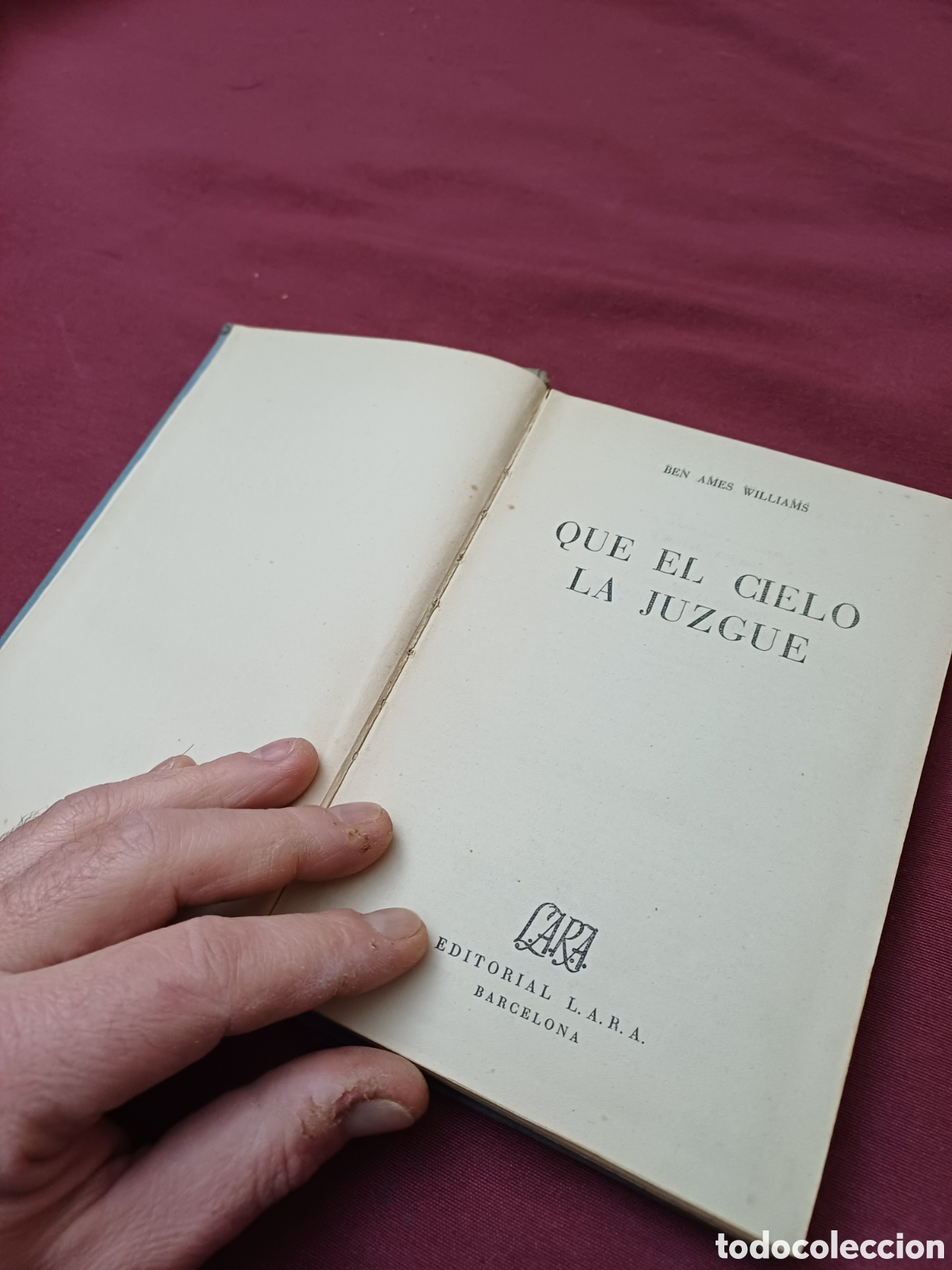 Libros: LIBRO, QUE EL CIELO LA JUZGUE, COLECCI&Oacute;N HORIZONTE, 1951 - Foto 4