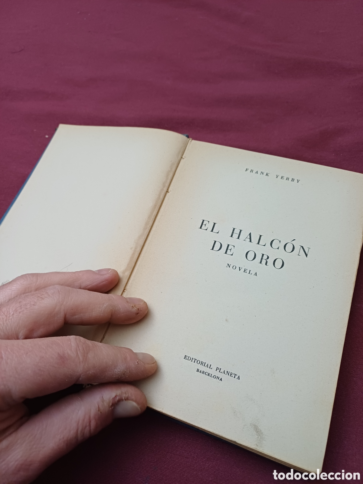 Libros: LIBRO, EL HALC&Oacute;N DE ORO, ED. PLANETA, PRIMTA EDICI&Oacute;N 1951 - Foto 4
