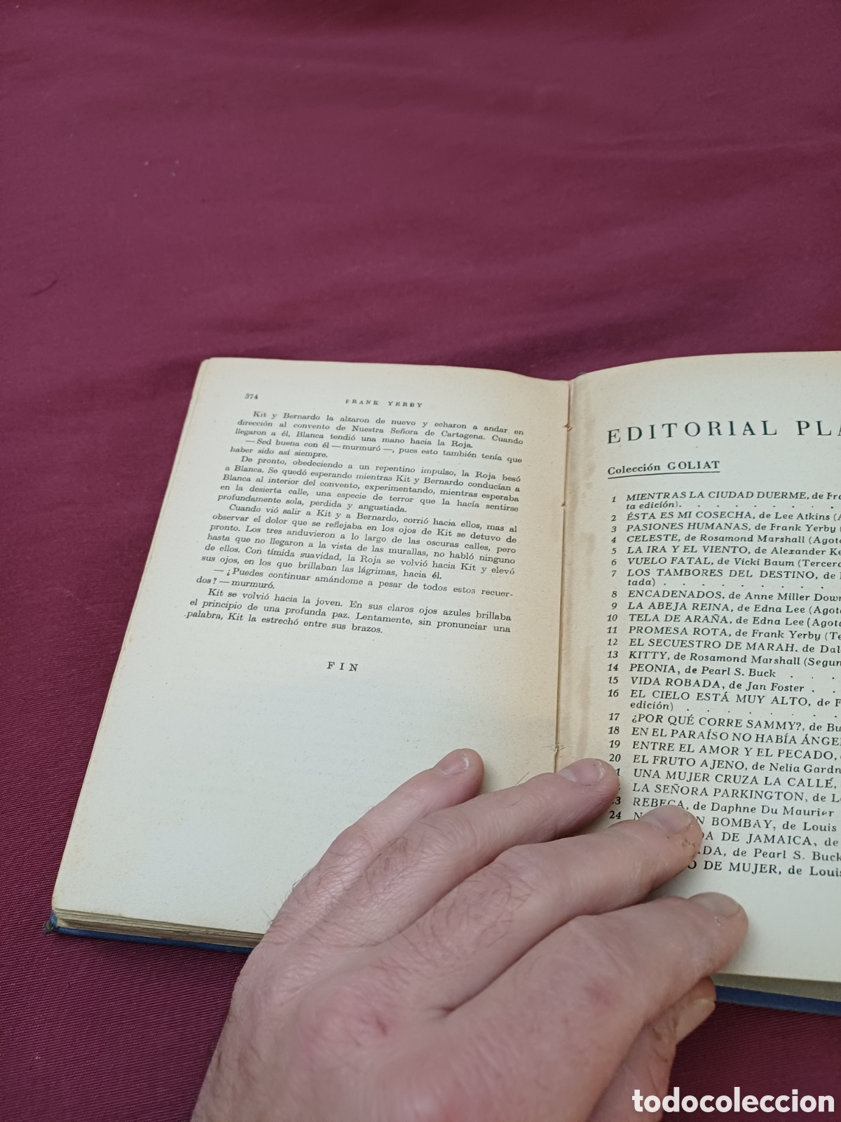 Libros: LIBRO, EL HALC&Oacute;N DE ORO, ED. PLANETA, PRIMTA EDICI&Oacute;N 1951 - Foto 10