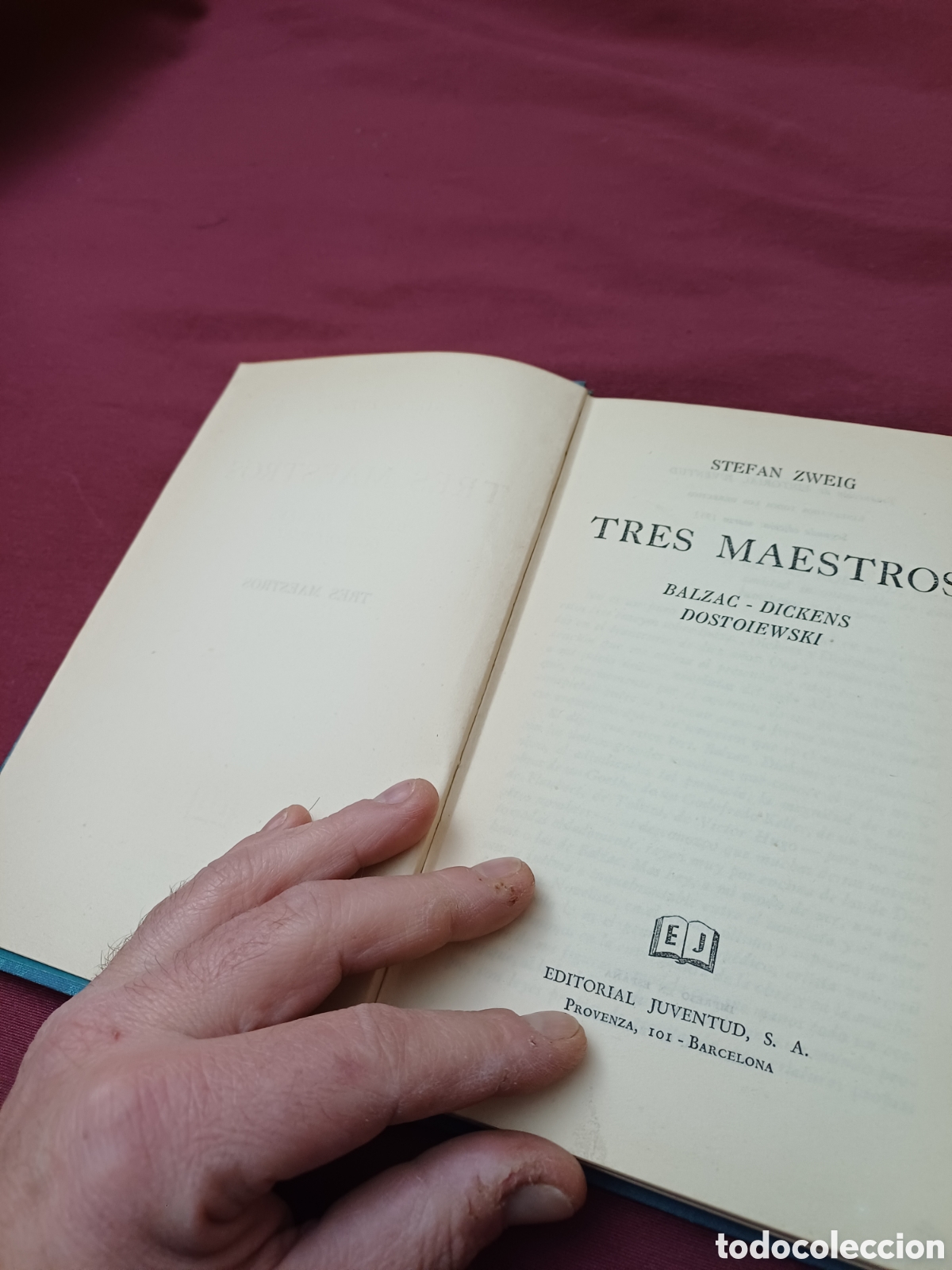 Libros: LIBRO, TRES MAESTROS, ED. JUVENTUD, 1953 - Foto 4