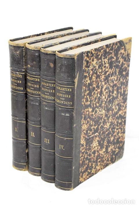 Libros: Histoire des girondins.- Lamartine, Alphonse de - Foto 1