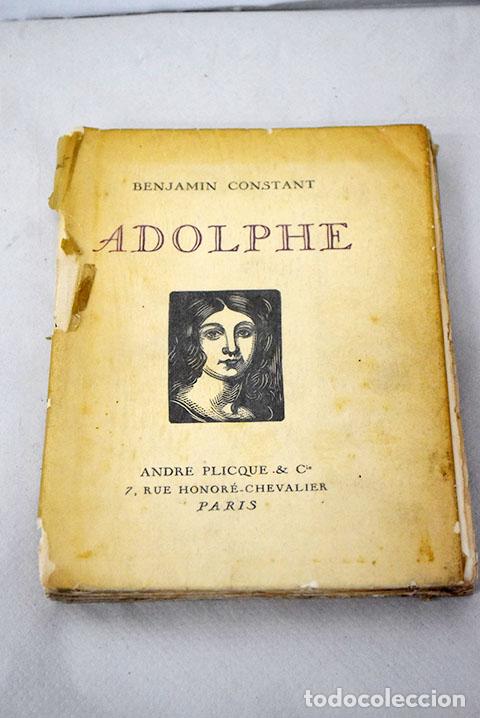 Libros: Adolphe: Constant, Benjamin.- Constant, Benjamin - Foto 1