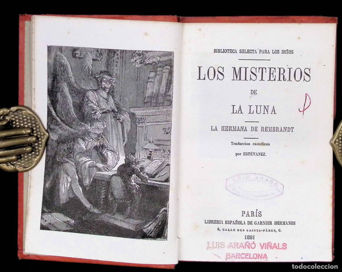 Libros: LOS MISTERIOS DE LA LUNA. La hermana de Rembrandt. - ANDERSEN. - Foto 2