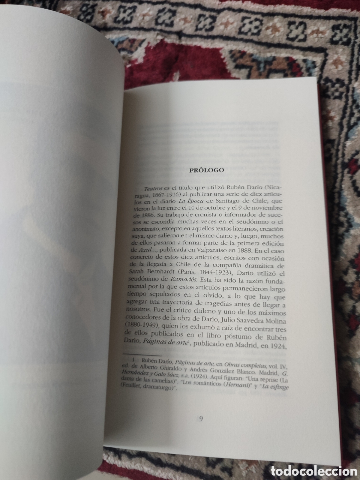 Libros: Teatros Rub&eacute;n Dario Edici&oacute;n de Ricardo Llopesa - Foto 3
