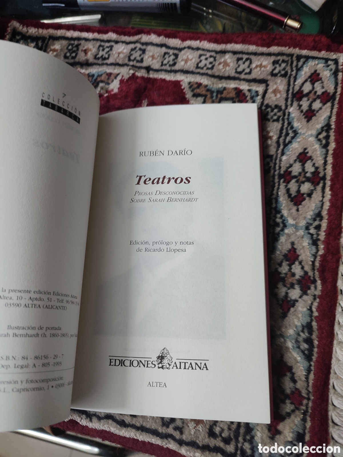 Libros: Teatros Rub&eacute;n Dario Edici&oacute;n de Ricardo Llopesa - Foto 4