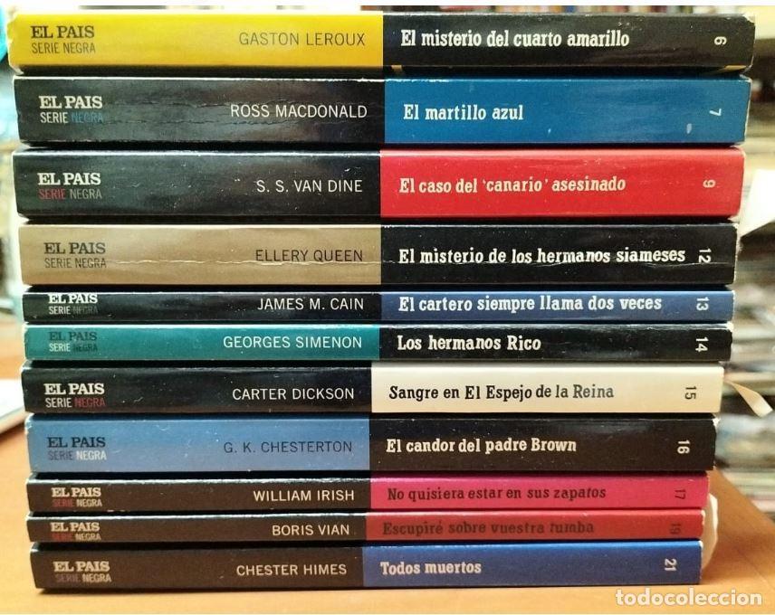 Libros: EL PAIS SERIE NEGRA - 32 TITULOS - Foto 3
