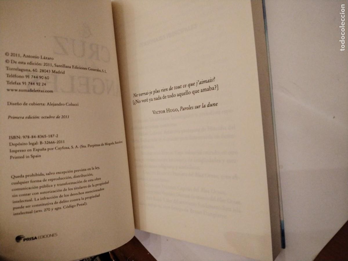 Libros: La Cruz de los &Aacute;ngeles -Antonio L&aacute;zaro - Foto 5
