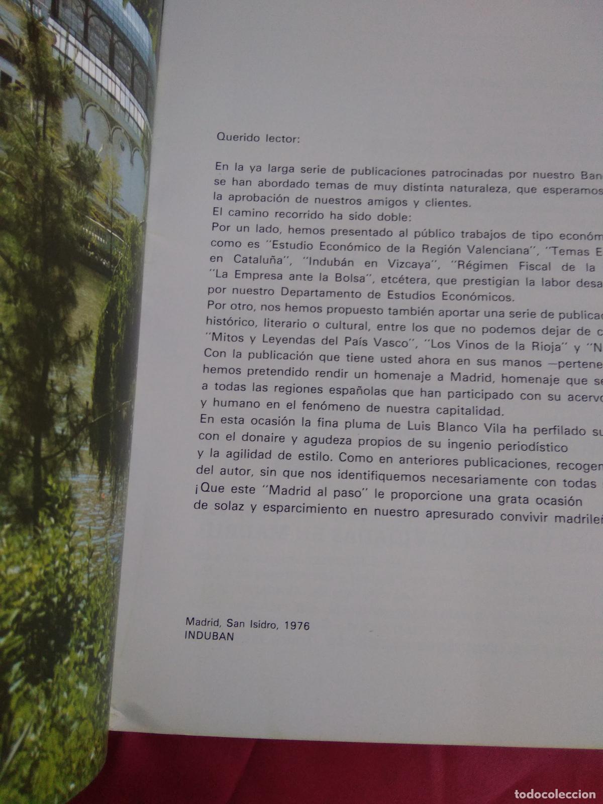 Libros: Madrid al paso Luis Balnco Vila Q.235 - Foto 8