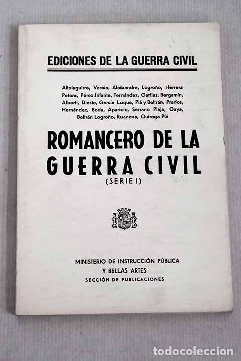 Libros: Romancero de la guerra civil, serie I - Foto 1