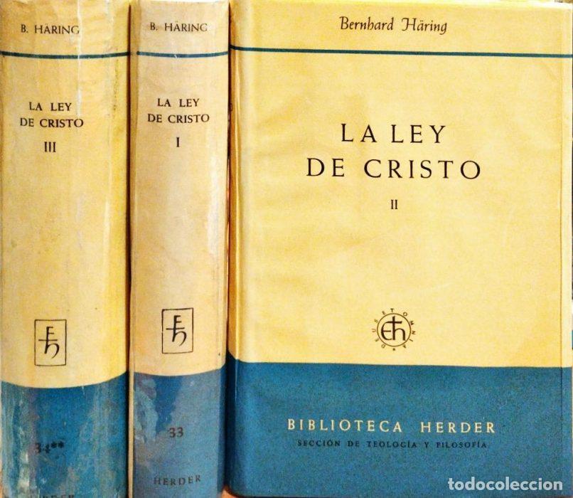 Libros: La ley de cristo (3 Tomos) - H&Auml;RING, BERHARD - Foto 1
