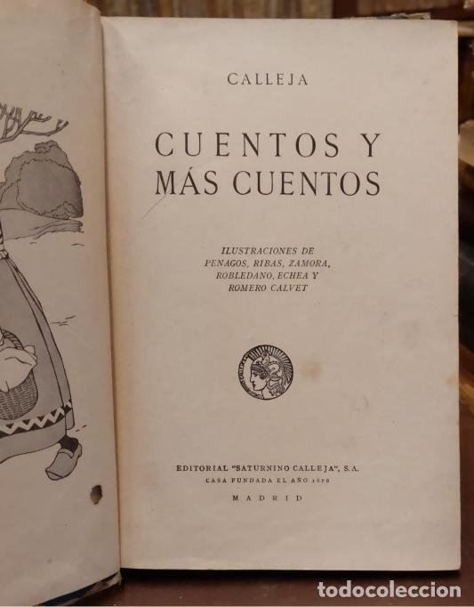 Libros: CUENTOS Y MAS CUENTOS - CALLEJA, Saturnino. - Foto 2