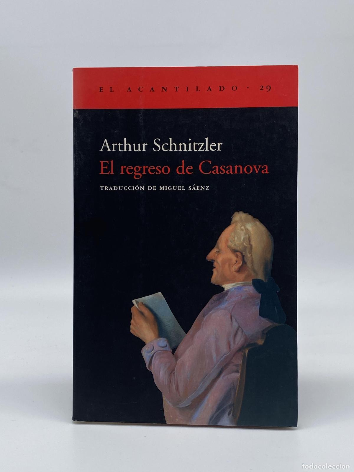 Libros: SCHNITZLER, Arthur. - El regreso de Casanova. - Foto 1