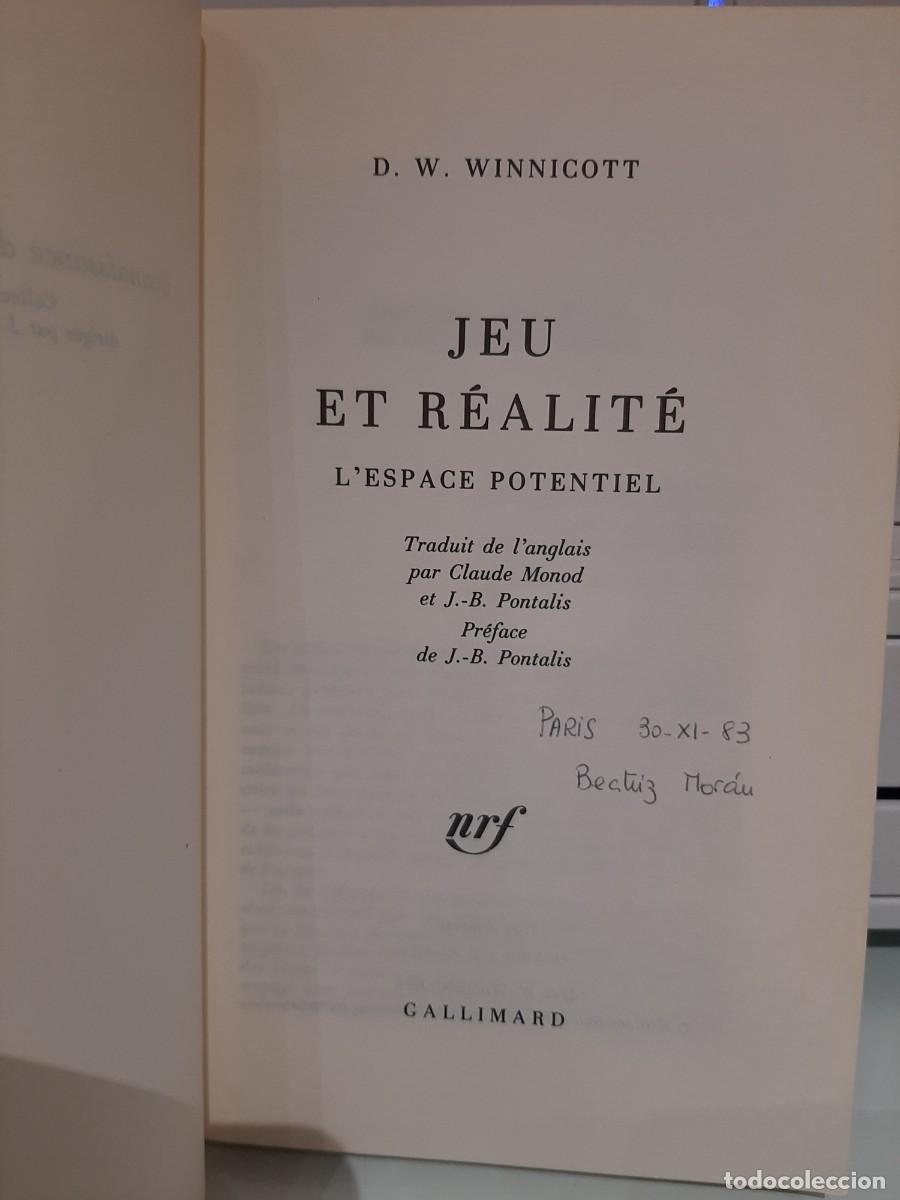 Libros: D. W. Winnicott. Jeu et r&eacute;alt&eacute;. Lespace potentiel - Foto 2