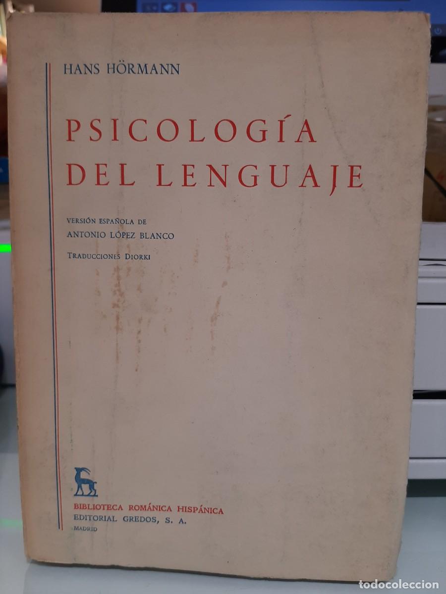 Libros: Hans H&ouml;rmann. Psicolog&iacute;a del lenguaje - Foto 1