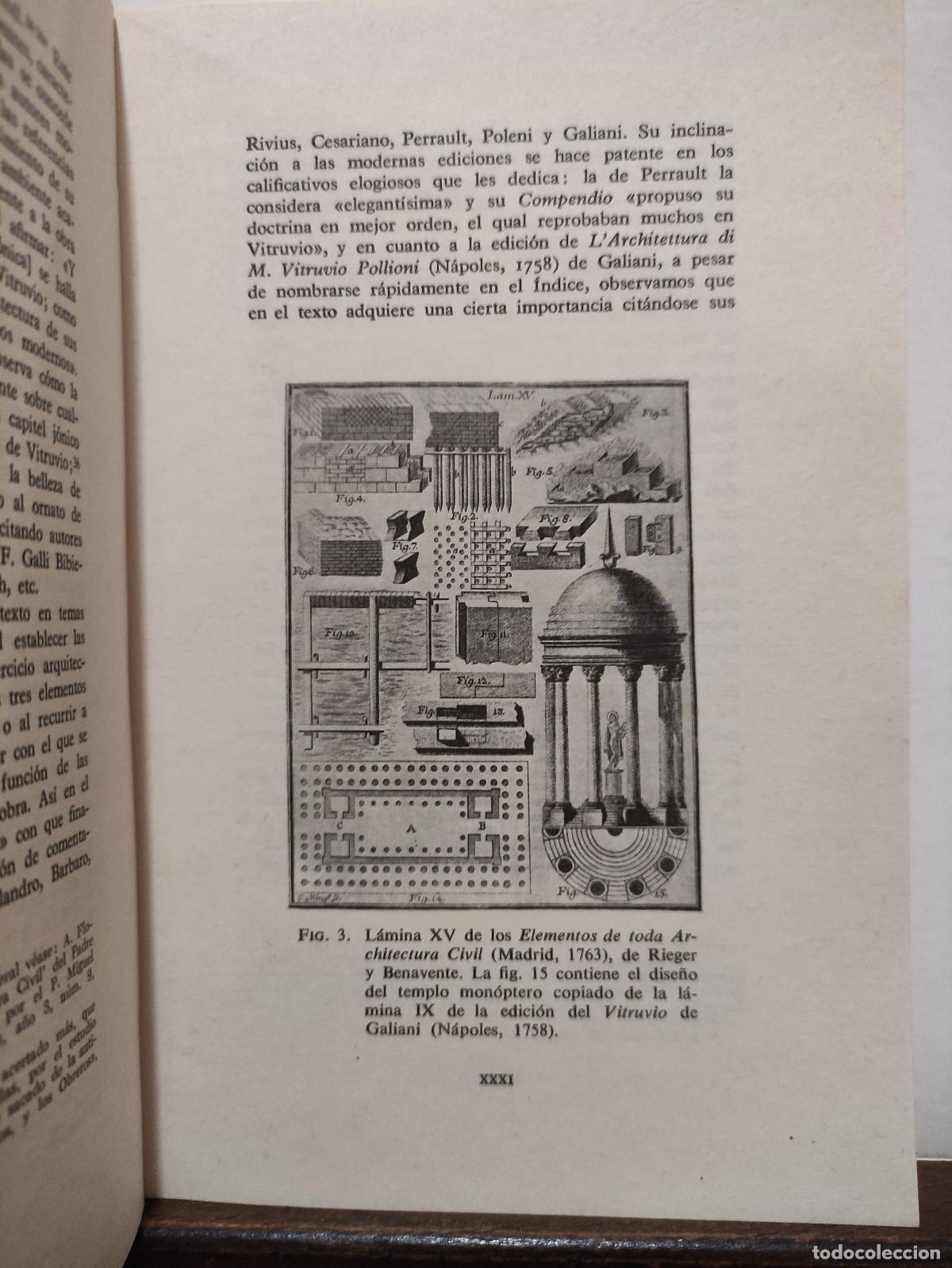 Libros: COMPENDIO DE LOS DIEZ LIBROS DE ARQUITECTURA DE VITRUVIO - CLAUDE PERRAULT - Foto 3