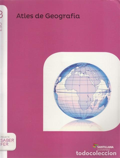 Libros: ATLES DE GEOGRAFIA 3&ordm; ESO - SANTILLANA - Foto 1